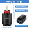 40PHF-2 Pressure Balance ​Cartridg, 40mm Shower Faucet Cartridge Replacement, Compatible