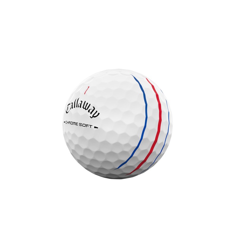 Callaway CHROME SOFT 26 3-Piece Triple Track Golf Balls, White