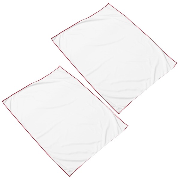 PACKOVE 2pcs Microfiber Polishing Cloth for Glassware Lint Cleaning Towel