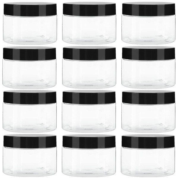 TUZAZO TUZAZO 1 Oz Small Plastic Container Jars with Lids