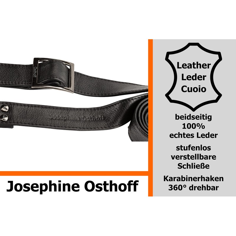 Josephine Osthoff Shoulder Strap Genuine Leather Replacement Strap Crossbody Strap