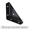 uxcell 2Pcs Angle Corner Brackets 66mm x 66mm, Cold Rolled