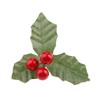 Yetaha 10 Pcs Artificial Leaf + Holly Berries for Wedding