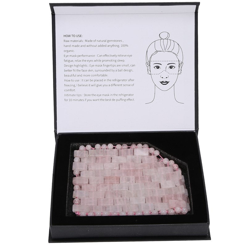 Eye Relax Mask Face Massager Natural Jadestone Reduce Dark Circle