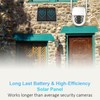 4MP solar low power consumption wifi surveillance camera with two-way
