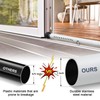 Sliding Door Security Bar，17.5-50 inch Adjustable Patio Door Security bar,