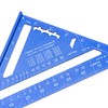 Beslands Aluminum 7-inch Rafter Square Carpenter Layout Tool Alloy Triangle