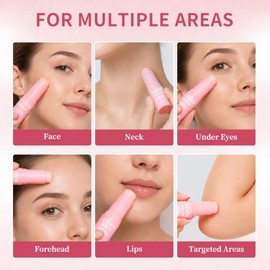 PDRN Pink Collagen Volume Multi Balm | Salmon DNA, Caffeine & NAD+ Balm Stick for Face, Eyes, Lips & Neck | Hydrating Firming Glow Stick for Fine Line