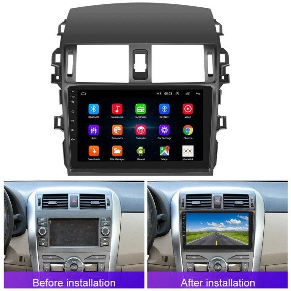 HIZPO Android 11 Car Stereo Radio GPS For Toyota Corolla
