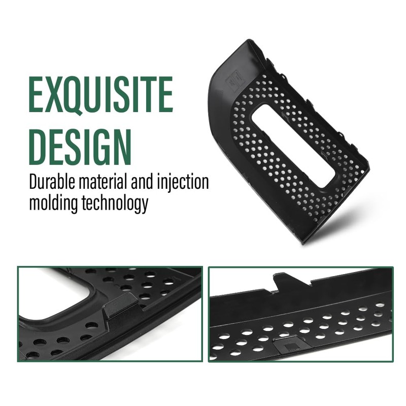 LQI Front Fog Light Cover Lamp Bezel Left and Right