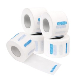 Barber Neck Strip,5 Rolls Neck Strip,500-sheets Strips Barber Paper Neck Strips,Disposable Barber Paper Neck Strips Barber Accessories Tool,Barbershop Supplies (White,5 Rolls)