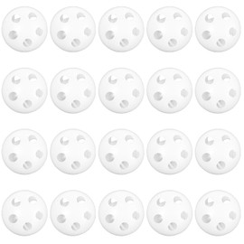 Plastic Rattle Balls Noise Maker Insert Rattle Balls,20Pcs White Rattle Balls Inserts for Dolls,Round Doll Noise Maker Noise Maker Replacement