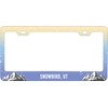 Snowbird Utah Ski Snowboard Winter Adventures Metal License Plate Frame