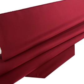 Mybecca Waterproof Canvas Marine Fabric 600 Denier Indoor/Outdoor PU Backing UV Protector Burgundy 1 Yard