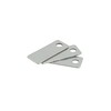 Metal Engraving Blanks Stamping Blanks 304 Stainless Steel Rectangle Blank