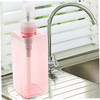 ULTECHNOVO Square Refillable Hand Soap Dispenser with Pump Liquid Bottle