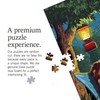 Lantern Press Painterly, Pack Life, Dogs Around Campfire, Sentiment, 1000
