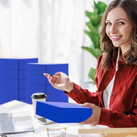 15 Pcs Royal Blue Cardboard Boxes Shipping Boxes, Recyclable Colored Corrugated Cardboard Box Small Mailing Storage Gift Boxes for Shipping, Mailing, Gifts Packaging, 6x6x2" (Royal Blue)