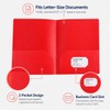 Cliory 6-Pack Two-Pocket Folders for Students & Office