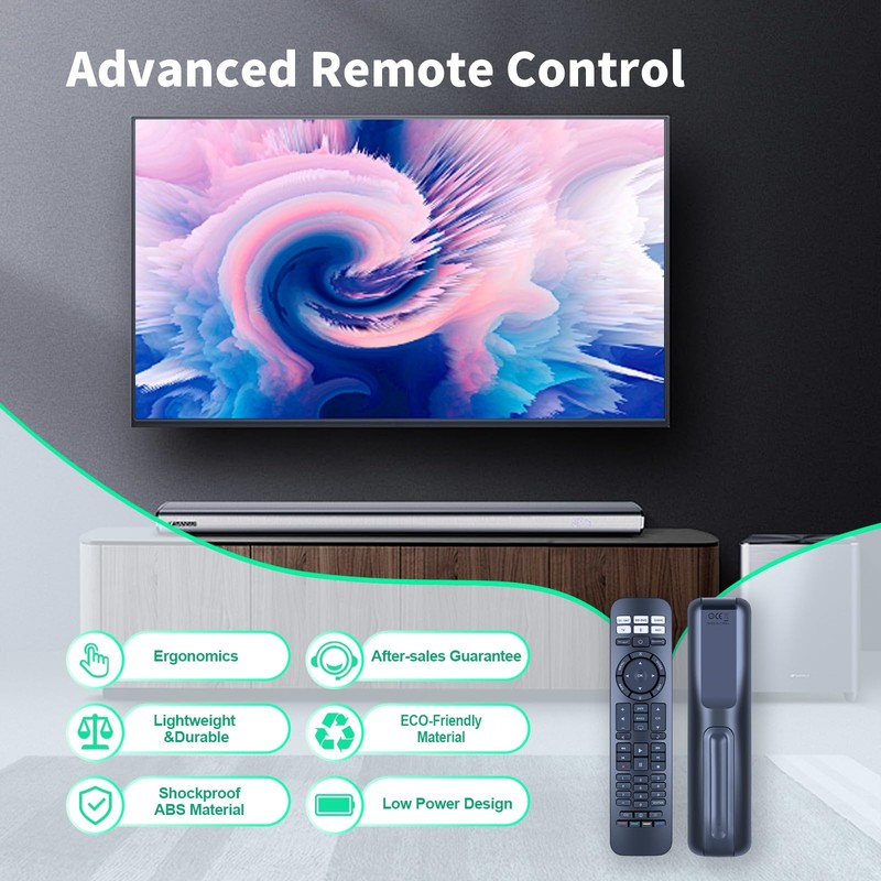 New Replacement for Bose RC-PWS III Universal Remote Control, Compatible