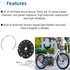 Ruimou 1Set KT-D12L 3Pin E-Bike PAS Magnetic Point Waterproof Pedal