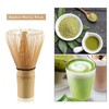 Matcha Tea Set Bamboo Matcha Whisk, Ceramic Whisk Holder, Tea
