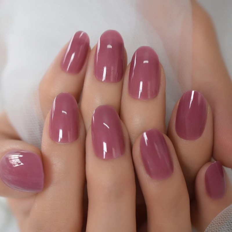 Coolnail Designed False Nail Full Cover Fake Nails Oval Ellipse
