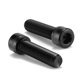 1/2-13 x 2 Inch Socket Head Cap Screws Bolts, 10Pcs 304 Stainless Steel 18-8, Allen Socket Hex Drive, Full Thread, Black Oxide by SG TZH(with Hex Spanner)