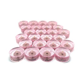 24 Pack of PLUMERIA Tropical Floral Scented Mineral Oil Based Gel Candle Tea Lights 8 Hours Each By The Gel Candle Company