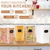 PRAKI Extra Large Tall Airtight Food Storage Containers 6.5L /