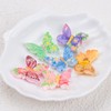 SaiDian 48Pcs Cartoon Mini Resin Butterflies Exquisite 3D Butterfly Flatback
