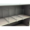 LikeU Acrylic Shelf Dividers for Closets,4 PCS Wood Shelf Dividers,Clear