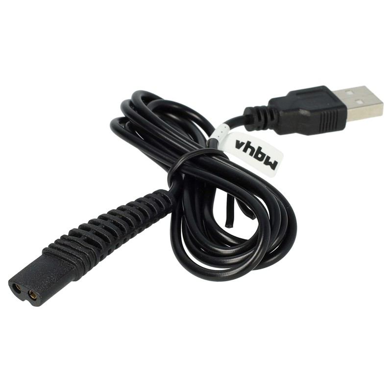 vhbw Charging Cable Compatible with Braun Series 3 SmartControl3 TriControl
