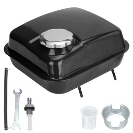 FVRITO Gas Fuel Tank with Stainsless Cap for Hemi Predator 212cc 196cc 5.5hp 6.5hp Coleman CT200u CT200u-ex BT200x KT196 Massimo Baja Warrior MB200 GX160 GX200 Mini Bike Go Kart Small Engine Parts