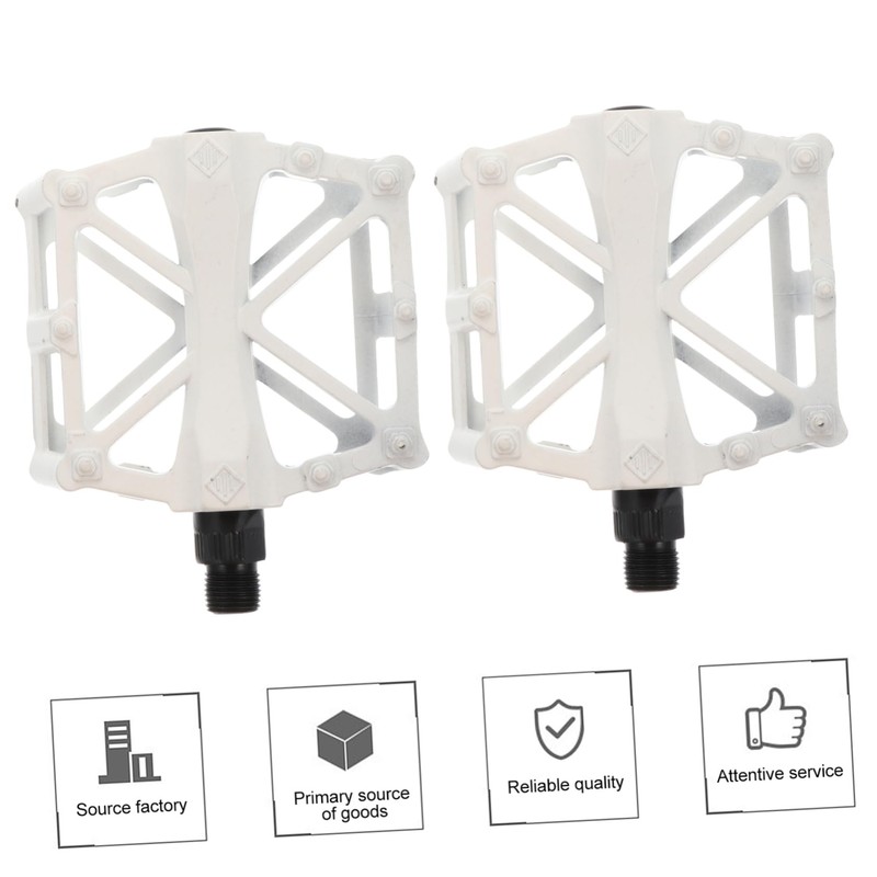 Kisangel Mountain Bike Pedals Anti-Slip Platform Bicycles Flat Pedals 14mm