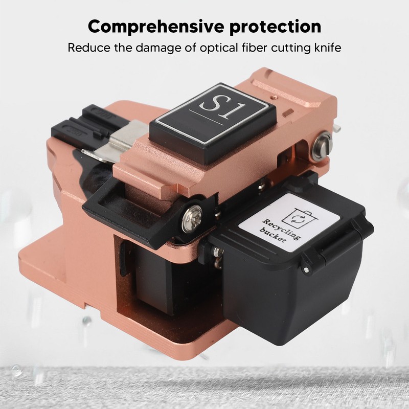 Optical Fiber Cleaver Tool FTTH Optic Cable Wire Cutter 60000