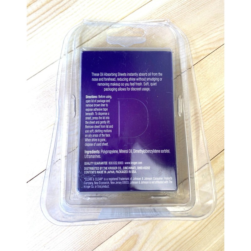 Refresh Oil Absorbing Sheets 50 Count Removes Excess Oil Brand