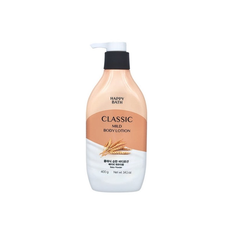 Happy Bath Classic Mild Body Lotion 400g x 3 Packs