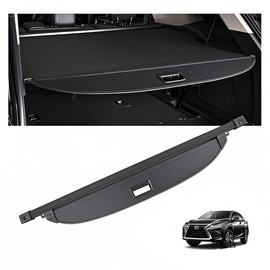 MailiMy Trunk Cargo Cover for Lexus RX350 RX450h 2023-2025, Upgraded Waterproof Leather Retractable Trunk Cover Shield Shade Luggage Privacy, for Lexus RX Cargo Cover Accessories