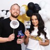 70s Photo Booth Props - 41-pc Disco Photo Booth Kit
