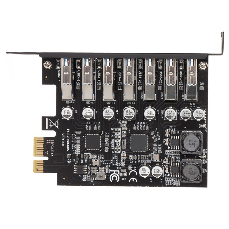 7 Port PCIE Expansion Card 7 Ports USB 3.2 GEN1