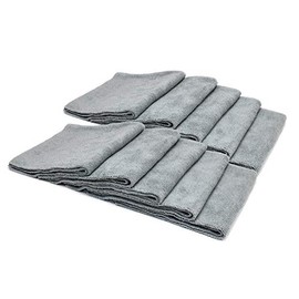 Autofiber [Mr. Everything] Premium Paintwork and Coating Leveling Towel (16"x16") 10 Pack (Gray)