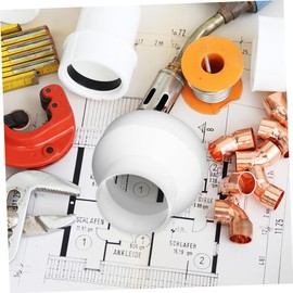 Operitacx Duct Reducer Connector Vent Duct Adapter for Air Conditioning Kitchen Fans Dryers Easy Installation Multi Purpose Compatibility Durable Design