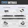 LNZMPART 6" Side Step Running Boards for 2019-2024 Chevy Silverado