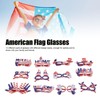 12pcs American Independence Day Glasses American Flag Holiday Glasses for