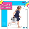 Delxo Folding Step Stool,11 Inch Non-Slip Foldable Step Stools for