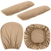 Tallew 4 Pcs Office Chair Covers Set Computer Universal Protective