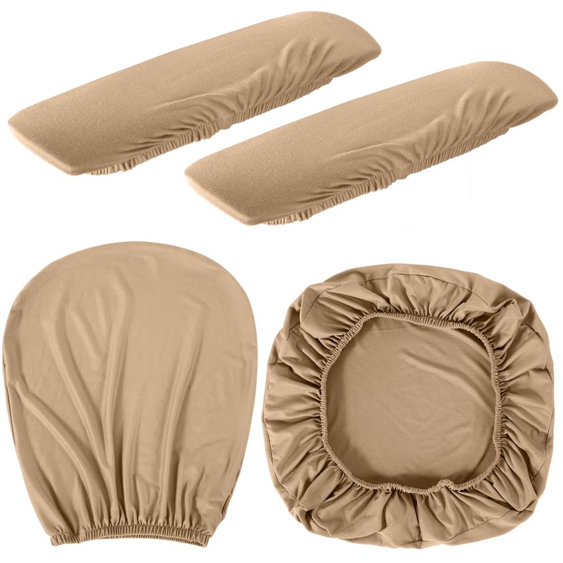 Tallew 4 Pcs Office Chair Covers Set Computer Universal Protective