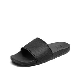 Reef Men's Cushion Slide Sport Sandal, Black, 7