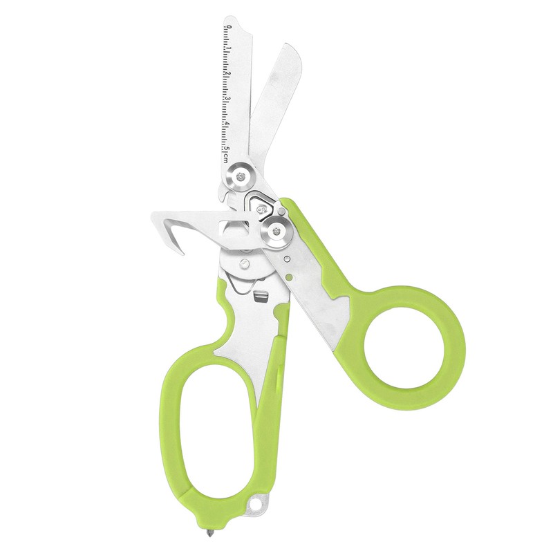 Folding Scissors Stainless Steel Clear Scale Wind Breaker Cutter Wrench